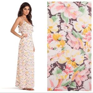 NWOT Joie Silk Floral Boho Garden Party Maxi Dress